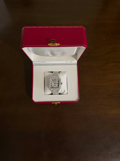 Cartier Santos 40mm Diamond Watch